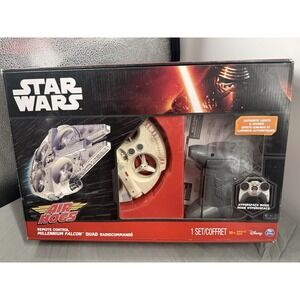 Star Wars Air Hogs Remote Millennium Falcon Quad Drone – Spin Master Disney R/C